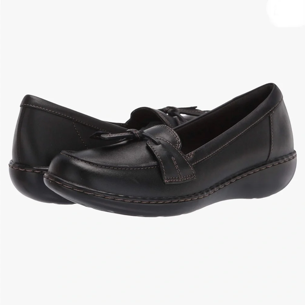 Clark’s Black Women’s Loafers Flats Shoes Size 11 XW  New in Box - Picture 4 of 15